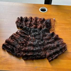 EXTENSIONES DE CABELLO HUMANO VIETNAMÉS SUPER DOBLE DIBUJADO CUTICULA ALINEADA DONANTE ÚNICO Y NATURAL NEGRO Y COLORES - Product Image 3