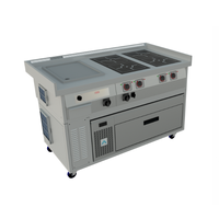 Cuisinière à induction commerciale |   Table de cuisson à induction électrique à commande numérique, sans flamme, économe en énergie, protection de sécurité avancée