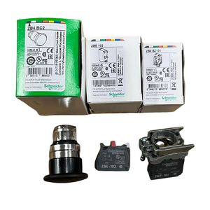 Botón Pulsador Schneider XB4 22mm 100% Original, XB4BC25, Color Negro, Corriente Máxima 10A, Protección IP66, Voltaje 600V, Retorno por Resorte - Product Image 3