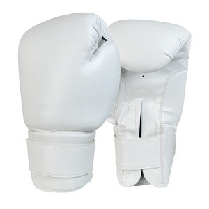 Gants de boxe professionnels imperméables en cuir véritable, fabriqués sur mesure, de haute qualité, avec lacets au poignet - Product Image 2
