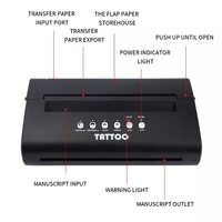 Nouveau Design de Machine de copie de pochoir de tatouage imprimante de pochoir de tatouage copieur thermique de machine de copieur pour fourniture de papier de transfert de tatouage