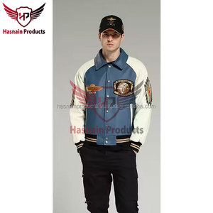 Veste de moto d'hiver pour hommes, élégante, personnalisée, en cuir véritable de haute qualité, broderie de capuche à col montant, vêtements d'extérieur personnalisés pour motocyclistes - Product Image 6