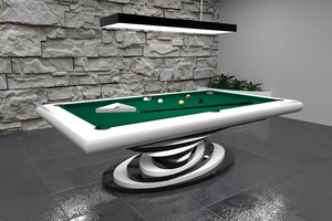 Nuovo Design di Lusso Personalizzabile Tavolo da Biliardo Moderno di Alta Gamma 8 Piedi Tavoli da Biliardo 9ft 8ft 7ft in Legno Massiccio con Piano in Ardesia in Vendita - Product Image 6