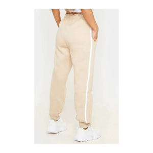 Joggers de rayas cómodos de calidad premium para mujer, edición pesada, diseño clásico, cintura elástica, plano, encaje de moda, superventas - Product Image 2