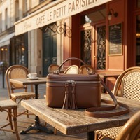 Tas Tote Kulit PU Logo Kustom Gaya Vintage Tas Selempang Desain Fashion untuk Wanita Penggunaan Sehari-hari