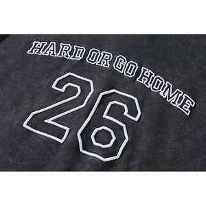 Nouveau sweat à capuche unisexe surdimensionné en molleton 100 % coton brodé de haute qualité pour homme, collection hiver 2025, personnalisable en gros - Product Image 3