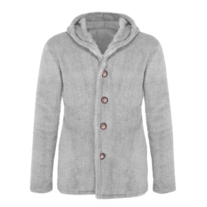 Sweats à capuche pour hommes en polaire sherpa personnalisée de haute qualité, avec fermeture éclair intégrale, à manches longues, amples, pour hommes - Product Image 6