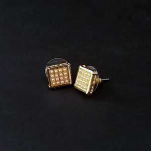 Boucles d'oreilles Kriaa Fine Manchette Perle Plaqué Or-1310064 - Product Image 1