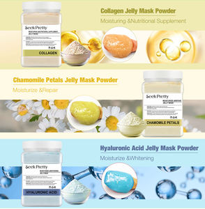 Coreano Rosa Clareamento Borracha Máscara Reparação Da Pele Smoothing Cúrcuma Kiwi Azul Cobre Rose Jelly Máscara Em Pó - Product Image 4