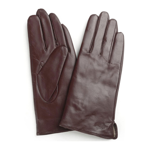 Nouveau design de mode gant en cuir pour dames femmes habillage d'hiver chaud gant en cuir véritable personnalisé - Product Image 6