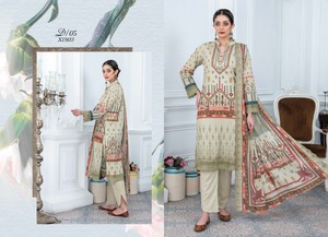 Trajes de césped de diseñador paquistaní más vendidos a precios al por mayor/Trajes de césped Jacquard de diseñador paquistaní 100% - Product Image 2