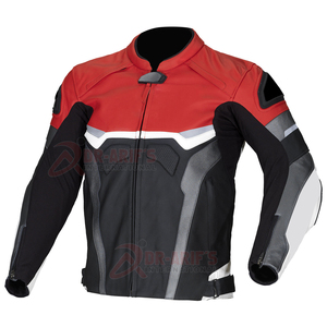Classic Stylish Breathable Knitted <b>Men's</b> <b>Leather</b> Zipper Waterproof Windbreaker Motorbike <b>Jacket</b> Durable Racing Winter - Product Image 6