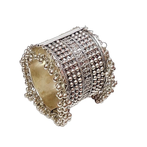 Classic Oxidized <b>Cuff</b> <b>Bracelet</b> Made of Durable Alloy - Product Image 1