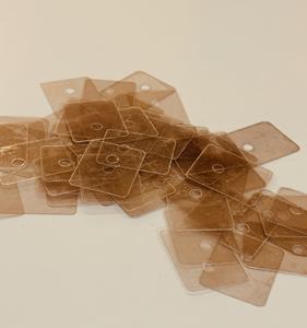 High Voltage 20x25mm 0.2mm Thick Mica Insulation <b>Sheet</b> with One Hole 18kv/mm Rated Voltage Premium Quality - Product Image 5