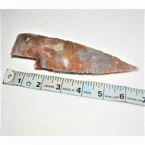 Cuchillo de punta de flecha de ágata de 6 pulgadas, venta al por mayor, piedras naturales, artesanía de cristal, Reiki, rocas, minerales, Feng Shui - Product Image 1