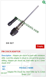 Adaptateur de mandrin à broches GS 527 Outils de bijoux pour outils de bijoux - Product Image 2