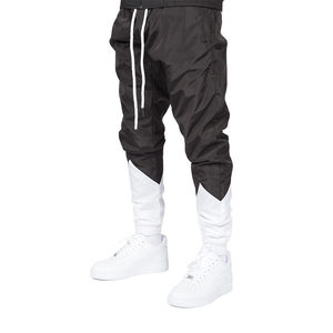 Pantalon de jogging décontracté Cargo pour homme, coupe-vent avec cordon de serrage à la taille, poche zippée en Nylon/coton, design personnalisé - Product Image 6