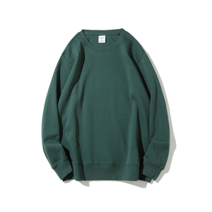 Vente en gros de haute qualité personnalisation logo lourd unisexe français éponge surdimensionné respirant col rond plaine sweat pour hommes - Product Image 3