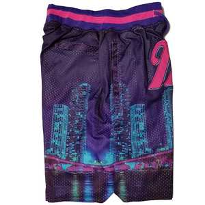 กางเกงขาสั้นตาข่ายผู้ชายคุณภาพสูงสุด 100% สีตามสั่ง ระบายอากาศได้ดี แฟชั่นใหม่ ขนาดผู้ใหญ่ - Product Image 3