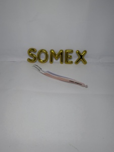 Pince à épiler pour extension de cils Pince à cils pour soins personnels Cils volumineux Pointe incurvée Pince à épiler en acier inoxydable - Product Image 2