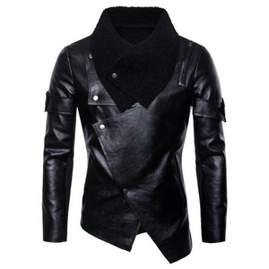 Chaqueta de Cuero de Piel de Oveja Genuina para Hombre de Alta Calidad al por Mayor - Product Image 1