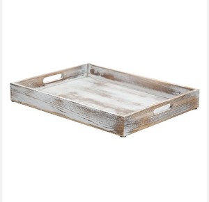 Plateau en bois de qualité supérieure pour servir à la main Plateau de service en bois de manguier avec poignée pour les vendeurs en ligne Prix bas et quantité minimale de commande bas - Product Image 4