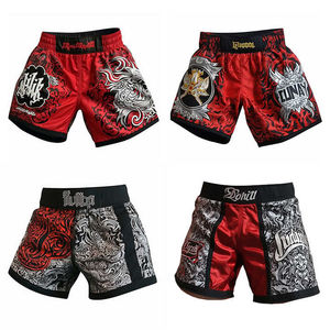 Venta al por mayor UFC Kickboxing Fight MMA compresión corta sublimación personalizada pantalones cortos MMA para hombres - Product Image 3