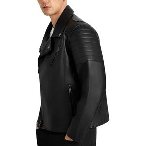 Chaqueta de Cuero PU Impermeable con Diseño OEM y Logotipo Personalizado, Chaqueta de Cuero Ajustada de Moda de Invierno, Precio al por Mayor en Grandes Cantidades - Product Image 5