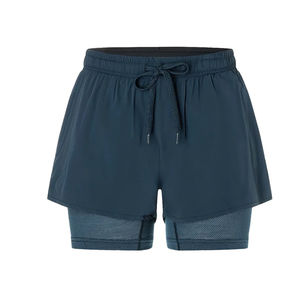 Shorts de sport pour femmes 2 en 1 à double couche respirants et à séchage rapide, nouvelle mode 2025, avec braguette à boutons - Product Image 3