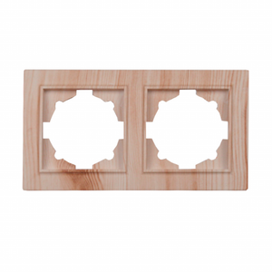 Venta caliente moderno blanco madera ABS plástico 16A 220V UE/Reino Unido/EE. UU. Interruptor de enchufe de doble marco para uso en el hogar y la Oficina de alta calidad - Product Image 1