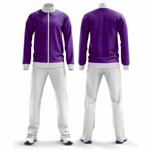 Ensemble de sport d'entraînement en plein air 100% polyester, veste et pantalon, hommes, femmes, jeunes, vêtements d'équipe, survêtement de sport pour hommes - Product Image 4