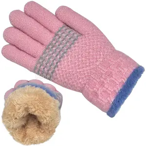 Frauen Woll handschuh Warme Voll finger handschuhe Benutzer definierte Farbe Frauen handschuhe Stilvolle Hand wärmer Winter handschuhe