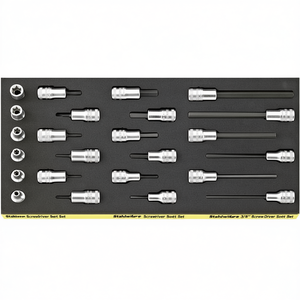 Juego de Llaves de Tubo Stahlwille de 3/8'' con Incrustaciones TCS, Kit de 24 Piezas - Product Image 3