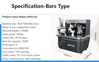 Kiosco Automatizado para Preparar Café, Robot Barista 24/7, Pantalla Táctil, Pago, Autolimpieza, para Operaciones Comerciales, CE ISO TS 15066
