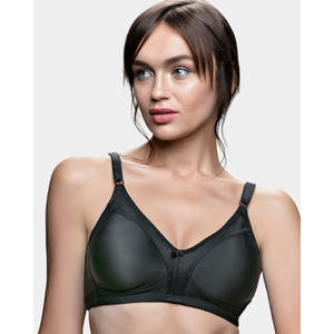 Sujetador Minimizador 320 de Forro Polar para Mujer, Inalámbrico, Transpirable, con Efecto Push-up, Diseño Sólido, Sin Varillas, Acolchado Fino, Cierre de Gancho - Product Image 1