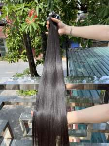 Paquetes negros de color natural de cabello humano vietnamita de alta calidad de grado 12A con precio al por mayor - Product Image 5