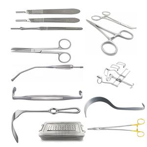 Juego de Instrumentos Quirúrgicos para Laparotomía de Acero Inoxidable de Alta Calidad con Certificación CE, Herramientas Quirúrgicas Reutilizables para Quirófano - Product Image 1
