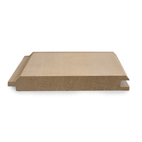 Solid Wood Boards 17.5x137mm Western Red Cedar Cladding Modern Exterior Smooth Surface for Certified