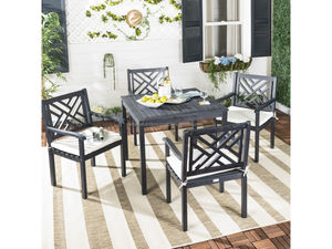 ARDENA - Juego de Mesa de Comedor Moderna de Madera Resistente con Cómodas Sillas de Jardín para Uso en Exteriores, Parques y Villas - Product Image 6