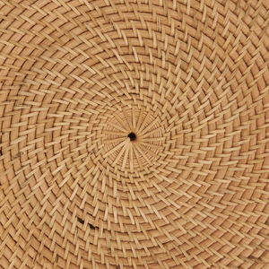 Manteles Individuales redondos hechos a mano para boda, Material de mimbre ecológico, de diseño moderno, marrón, cargador de mimbre - Product Image 3