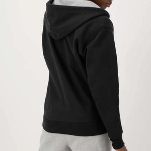 เสื้อฮู้ดดี้ผ้าฝรั่งเศสเทอร์รี่ทรงปกติ 100% ผ้าฝ้าย ลำลอง ใส่ได้ในฤดูหนาว กันน้ำ เป็นมิตรกับสิ่งแวดล้อม พร้อมปักโลโก้แบบดิสเทรสตามสั่ง - Product Image 3