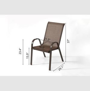 Teel-Silla de comedor de diseño moderno para patio, muebles de jardín para el hogar, hotel y restaurante - Product Image 5