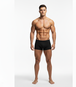 Sous-vêtements en coton pour hommes Stealth Core Black, tissu extensible et respirant, conçu pour un confort optimal toute la journée. - Product Image 5