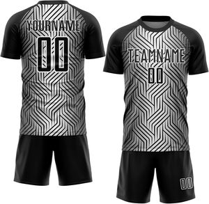 Nouveautés : Tenues de football unisexes personnalisables, kits d'équipe avec logo et numéros imprimés, shorts respirants à séchage rapide pour club de football - Product Image 4