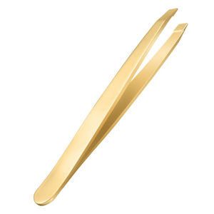 Pinzas para desplumar el cabello de cejas de calidad superior Mango cómodo Logotipo personalizado Pinzas impresas recubiertas de papel de lujo Punta puntiaguda - Product Image 4