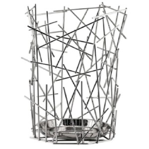 Unique Bucket-Shaped Umbrella Stand in Stainless Steel Perfect for Indoor Home Decoration and <b>Rain</b> <b>Gear</b> Storage Solution - Product Image 1