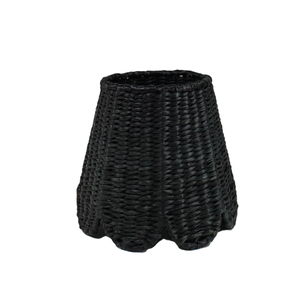 Abat-jour festonnés en jacinthe d'eau Boho léger et écologique de haute qualité pour lampes de table d'intérieur couvertures lumineuses - Product Image 5