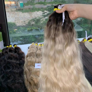 ผมหยักศกสำหรับต่อ PLA02ปริมาณมากสีออมเบร #2/แบบดิบเวียดนาม - Product Image 2