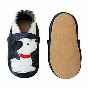 Zapatos de Bebé Personalizados al por Mayor de Fábrica con MOQ Bajo, Zapatos de Diseñador para Niños y Niñas Pequeños con Suela Suave de Cuero Vacuno Genuino - Product Image 3