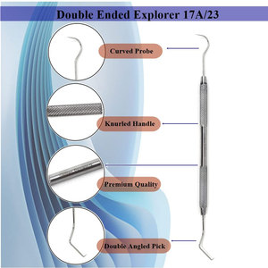 วัสดุทนทาน เครื่องมือสำรวจฟันแบบใช้มือ-คุณภาพสูง น้ำหนักเบา จับถนัดมือ ได้รับการรับรองมาตรฐาน CE ขายส่ง - Product Image 2